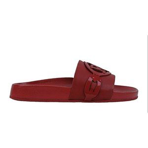 Lauren Ralph Lauren Red Ayden Slide Sandals
